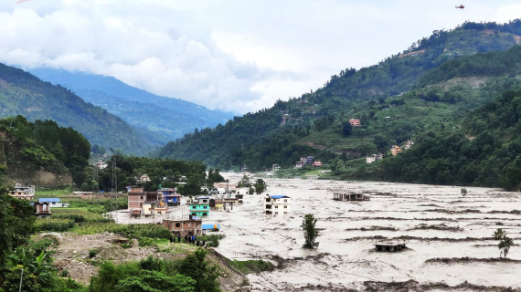 मेलम्ची नदीमा बाढी, उच्च सतर्कता अपनाउन आग्रह